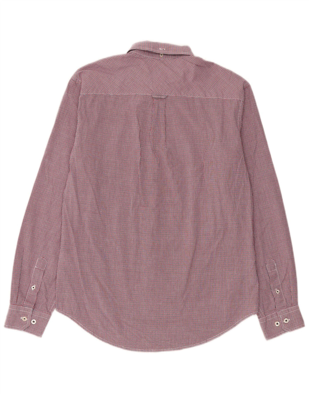 Мужская рубашка Ben Sherman из хлопка среднего красного цвета в клетку