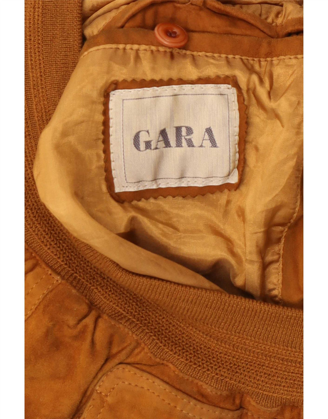 Мужской замшевый бомбер Gara IT 48 Medium Beige Leather