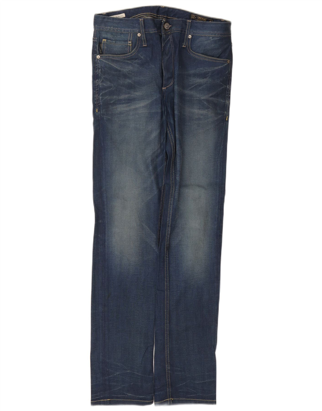 Джинсы мужские узкие JACK & JONES W30 L32 синие