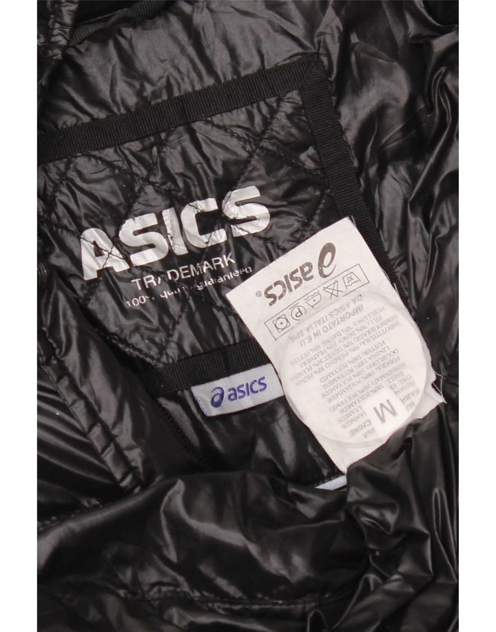 Женская стеганая куртка Asics UK 14, средний черный нейлон