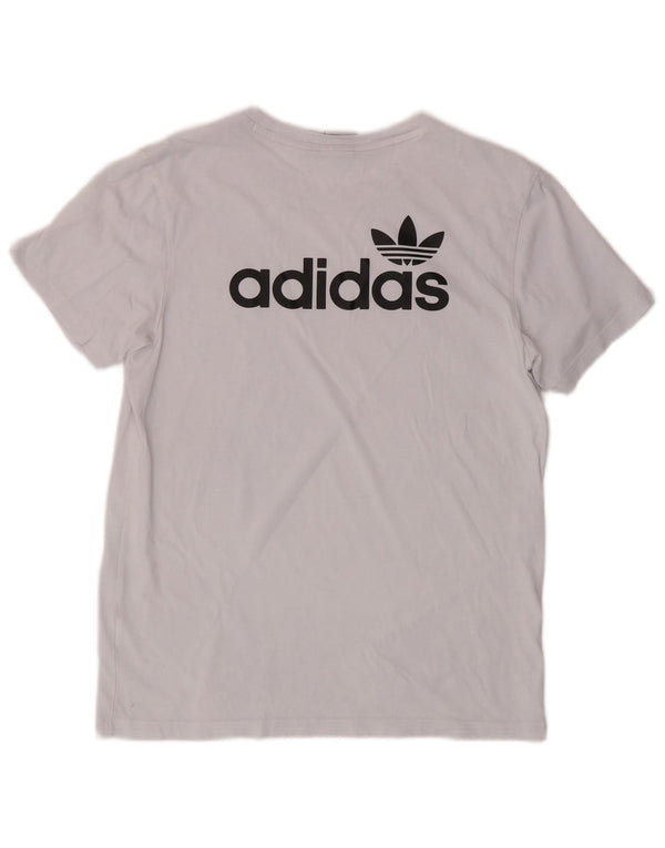 Женская футболка оверсайз с рисунком ADIDAS Top UK 6 XS Синяя