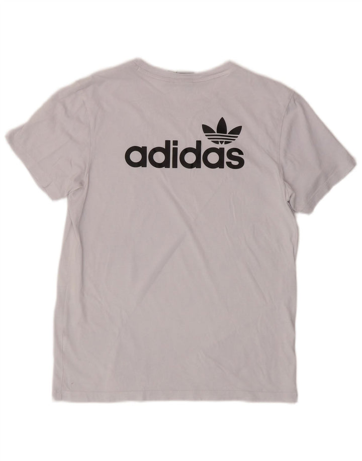 Женская футболка оверсайз с рисунком ADIDAS Top UK 6 XS Синяя