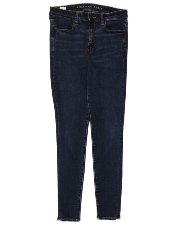 Женские джинсы скинни American Eagle UK 14, большие W30 L28, темно-синие, хлопок