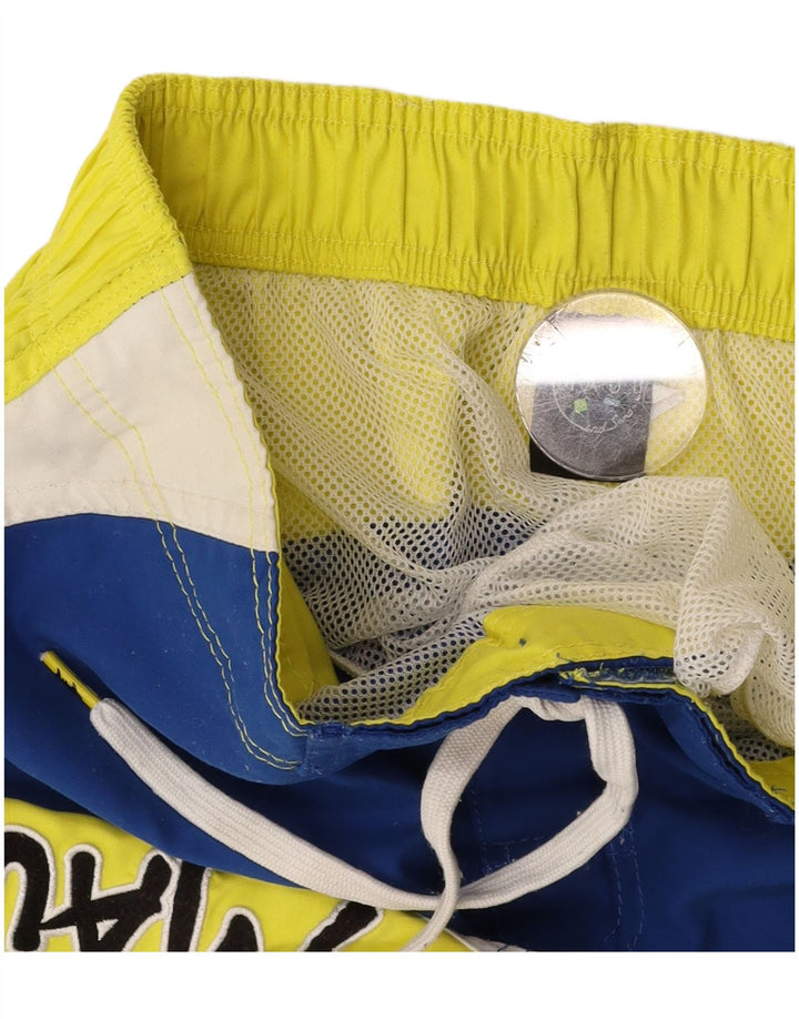 MAUI AND SONS Мужские шорты для плавания с рисунком, средние синие с цветными блоками