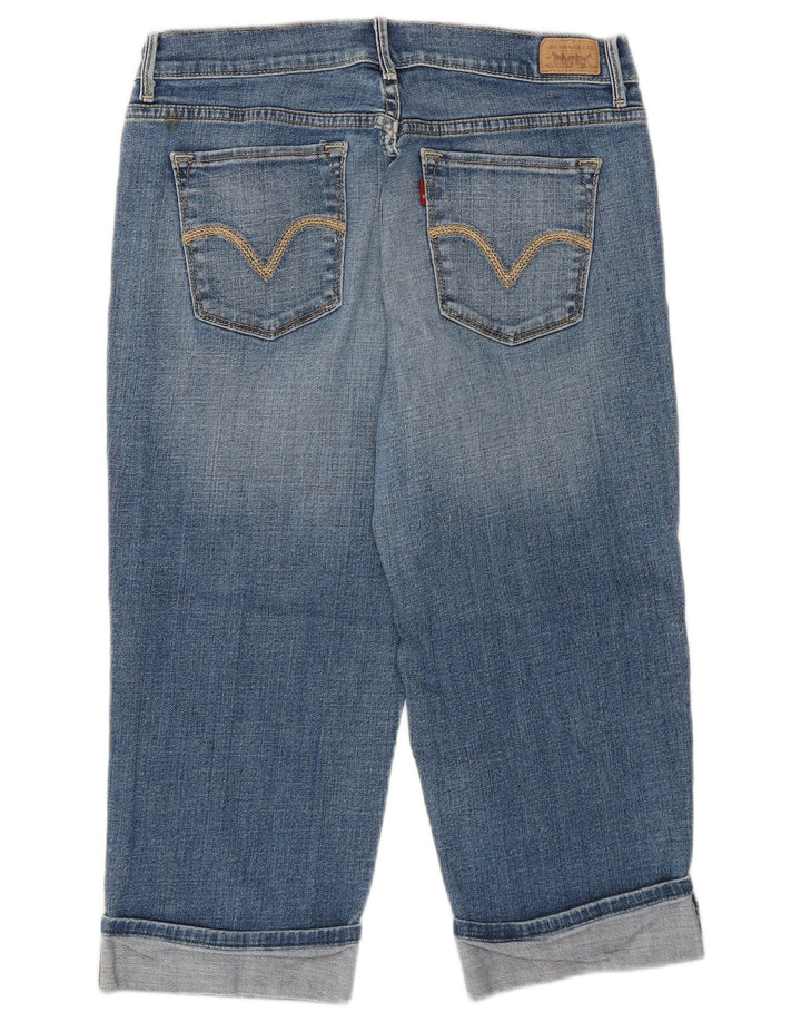 Женские капри LEVI'S США 8, средние W30 L19, синие, хлопок
