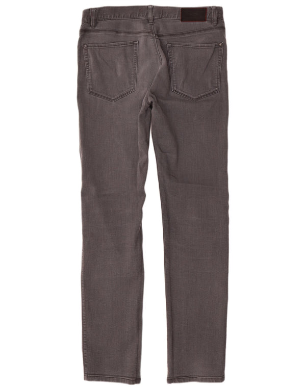 Мужские узкие джинсы Hugo Boss W33 L34 серые, хлопок