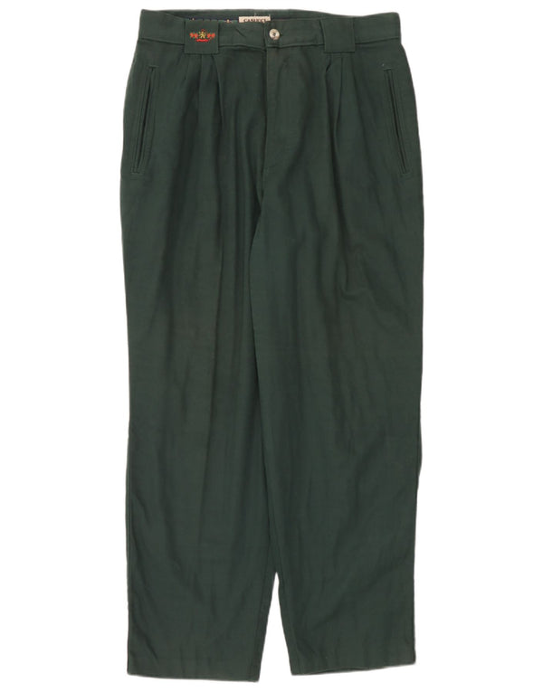 Мужские брюки чинос Casucci IT 52 XL W38 L30 Зеленый хлопок