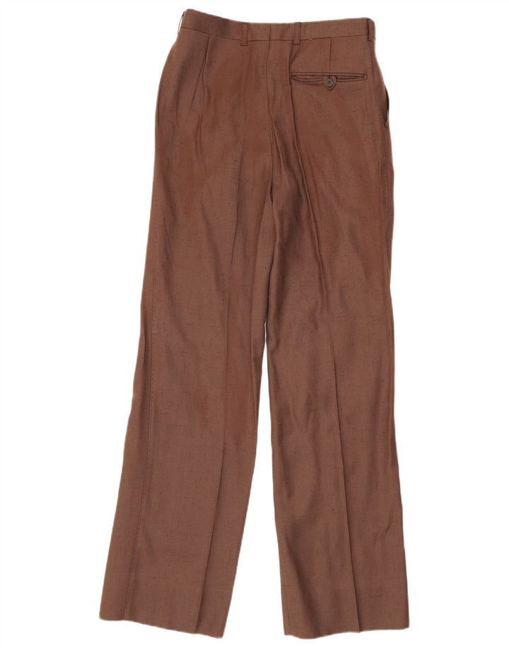 Мужские костюмные брюки Robin's с привязкой IT 48 Medium W30 L32 Коричневые вискозы
