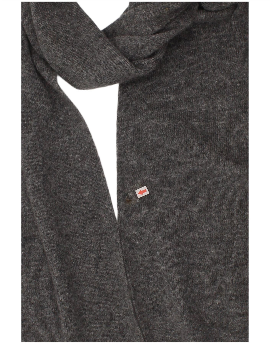 Мужской прямоугольный шарф Benetton, один размер, серый классический