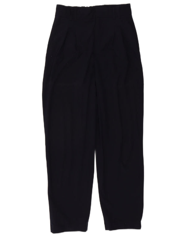 Женские брюки чинос с завышенной талией Zara EU 32 2XS W22 L27 Темно-синие