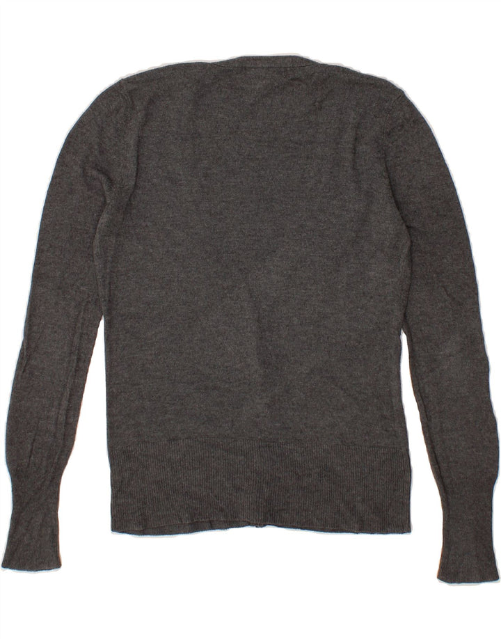 MOSSIMO Womens Cardigan Sweater UK 6 XS Grey Vintage Mossimo and Second-Hand Mossimo from Messina Hembry 