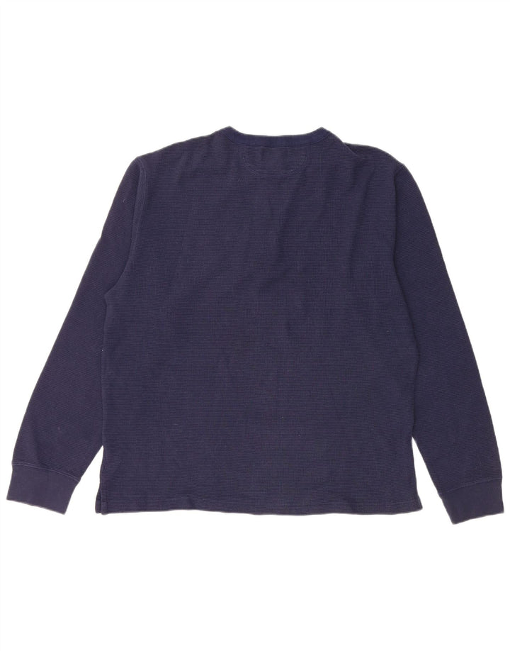 POLO RALPH LAUREN Топ для мальчиков с длинными рукавами, 15–16 лет, размер XL, темно-синий, хлопок