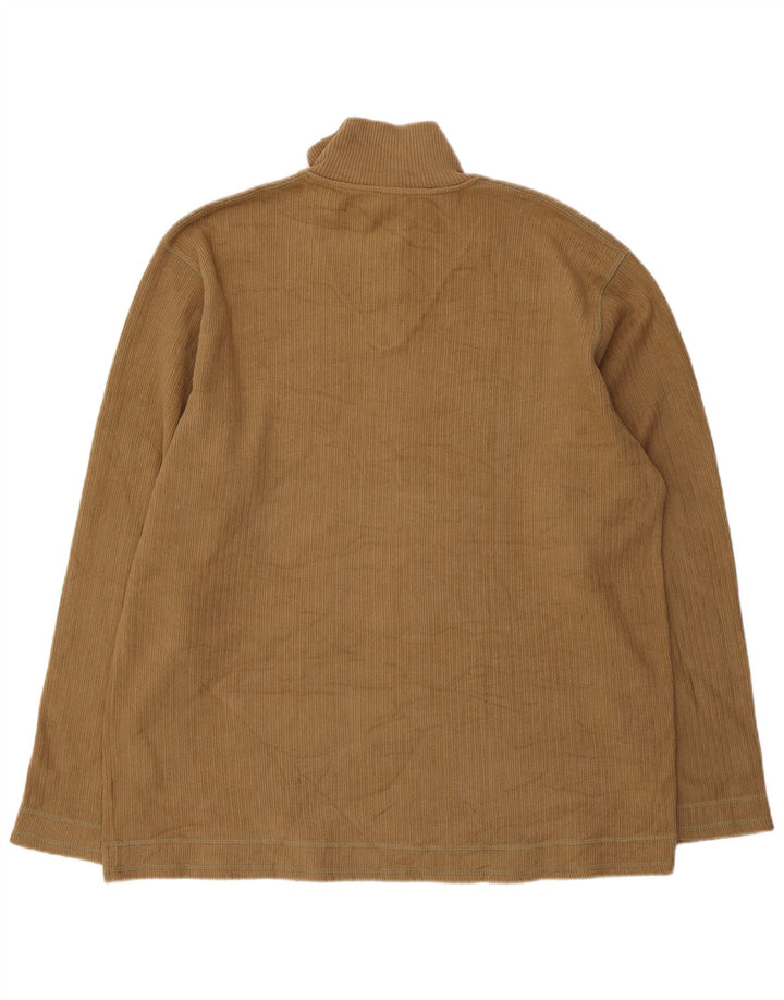 Мужской джемпер Joop с воротником на молнии XL, коричневый хлопок