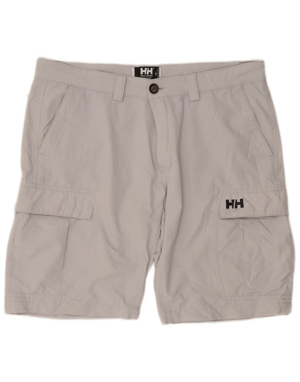HELLY HANSEN Mens Cargo Shorts W38 XL  Grey Polyamide