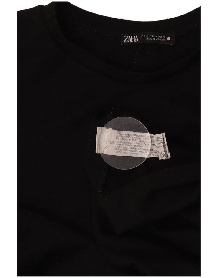 Женское многоярусное платье Zara UK 14, средний черный