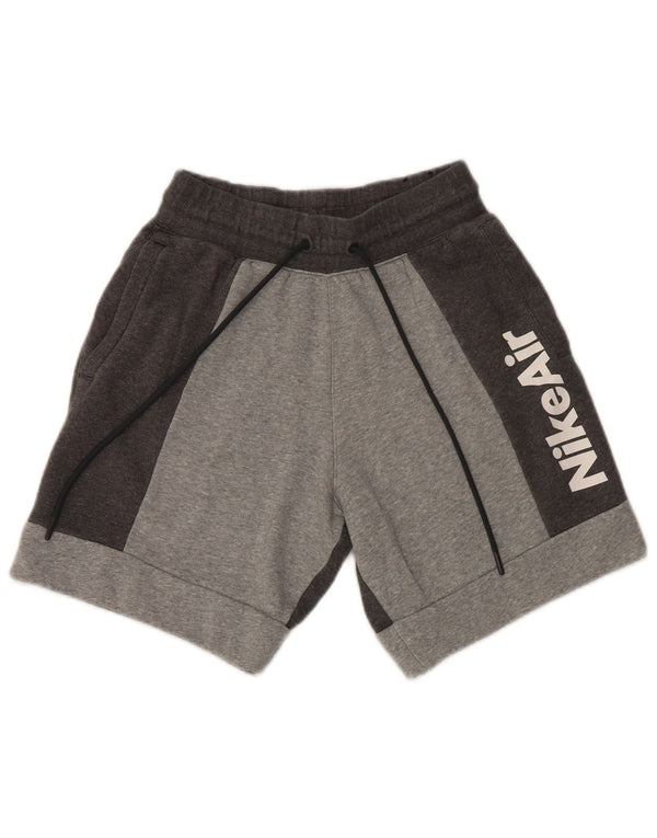 Мужские спортивные шорты с рисунком Nike XS, серые хлопковые крапинки
