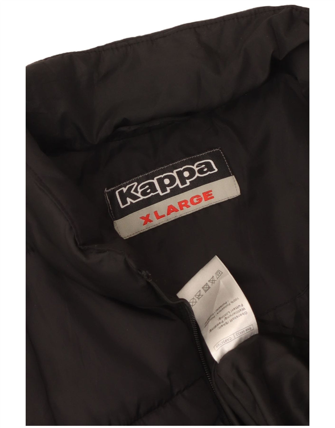 Женский утепленный жилет Kappa UK 18 XL, черный полиэстер