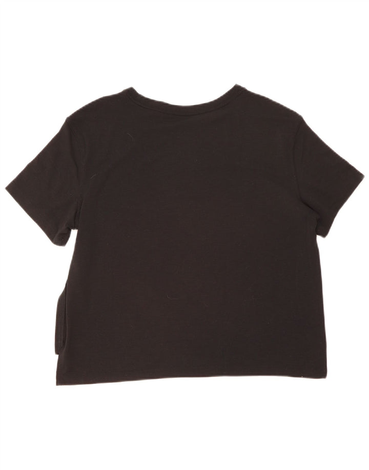 Женская футболка Nike Dri Fit Top UK 14, средний черный