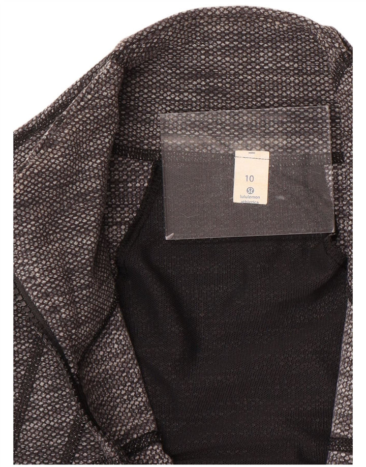 LULULEMON Женский спортивный костюм, верхняя куртка США 10, большой серый цвет