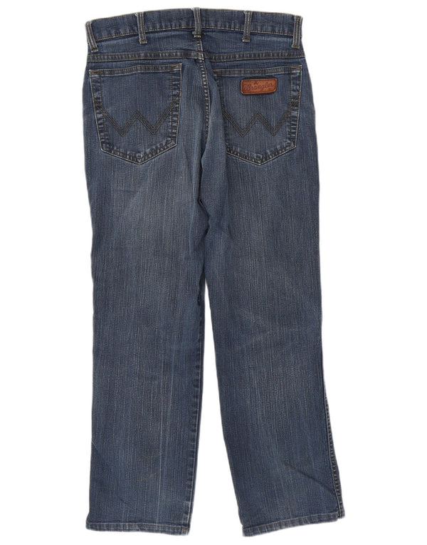 Мужские прямые джинсы Wrangler Texas Stretch W31 L27, синий хлопок