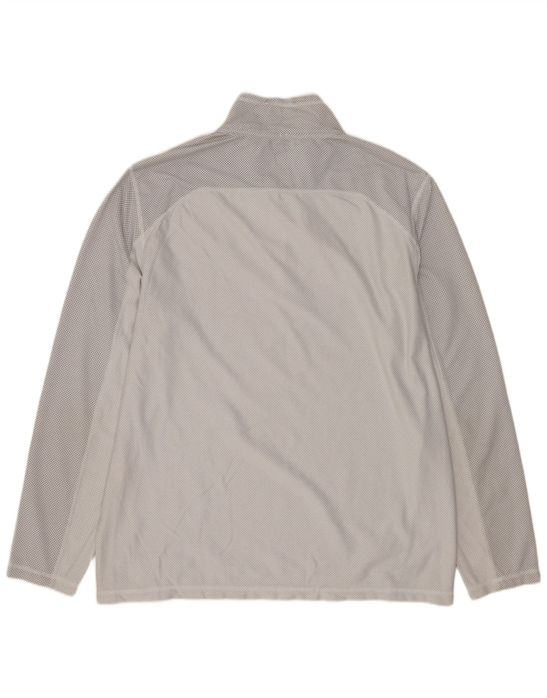 CALVIN KLEIN Мужской пуловер с воротником на молнии, спортивный костюм, средний серый в пятнистый цвет