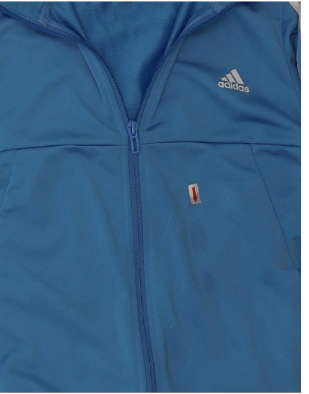 ADIDAS Boys Tracksuit Top Jacket 11-12 Years  Blue Polyester Vintage Adidas and Second-Hand Adidas from Messina Hembry 