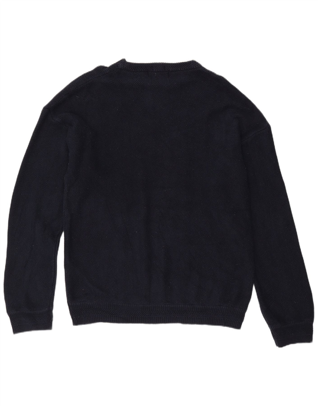 Мужской джемпер с вырезом «лодочка» CHAPS RALPH LAUREN XL, темно-синий с рисунком «елочка»