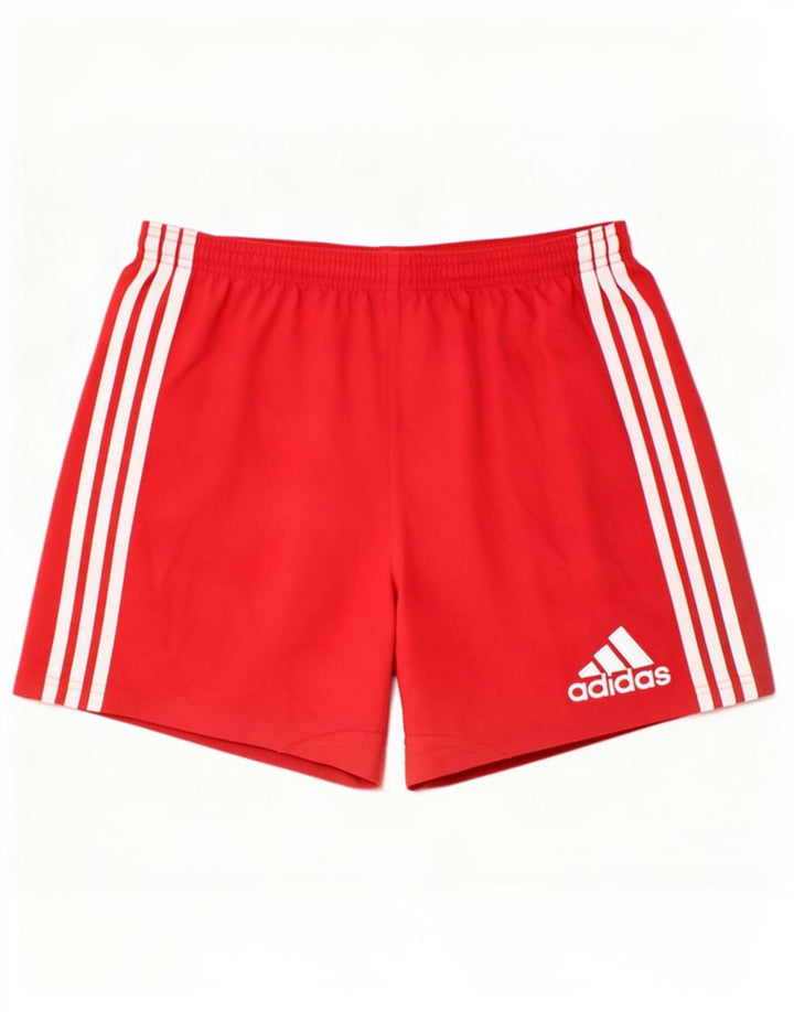 Спортивные шорты Adidas Climacool для мальчиков 15-16 лет, красный полиэстер