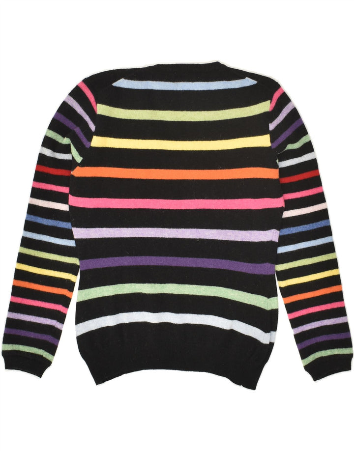 KAPPA Girls Slim V-Neck Jumper Sweater 15-16 Years XL Multicoloured | Vintage Kappa | Thrift | Second-Hand Kappa | Used Clothing | Messina Hembry 