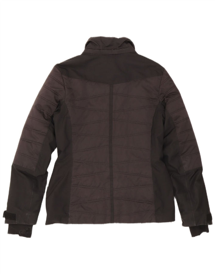 Женская стеганая куртка Schoffel UK 10 маленькая черная из полиэстера