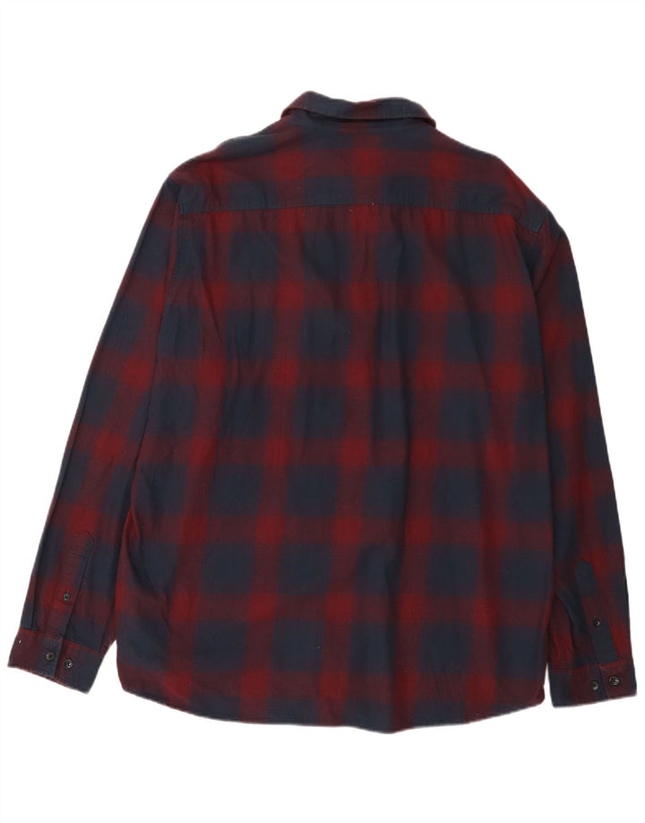 Мужская фланелевая рубашка Jack & Jones 2XL, хлопковая красная клетка