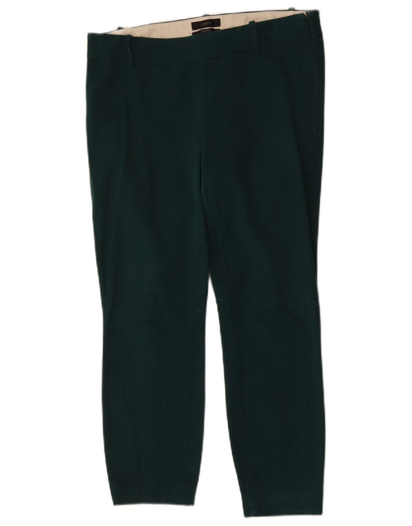 Женские укороченные брюки J. CREW Minnie США 2 XS W32 L25, зеленый хлопок