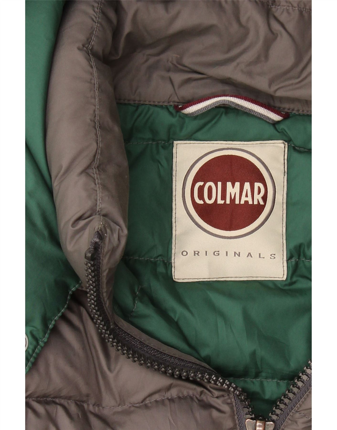 COLMAR Womens Hooded Padded Jacket IT 50 2XL Brown Polyester Vintage Colmar and Second-Hand Colmar from Messina Hembry 