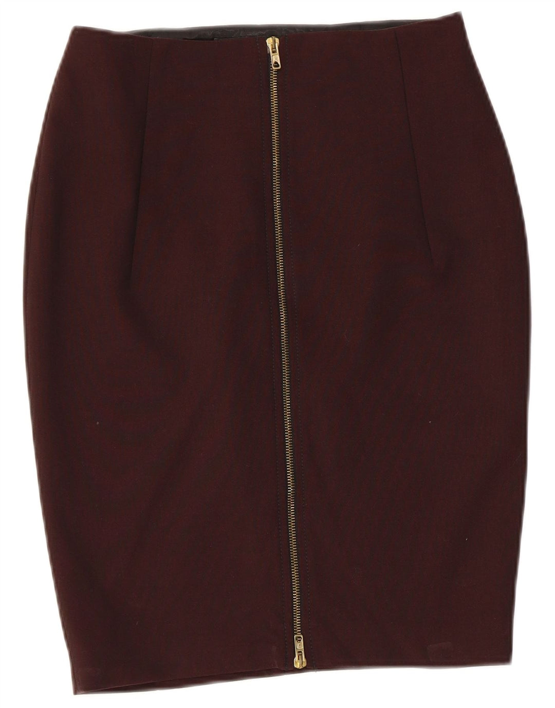 Женская юбка-карандаш Zara Medium W28 Бордовая вискоза