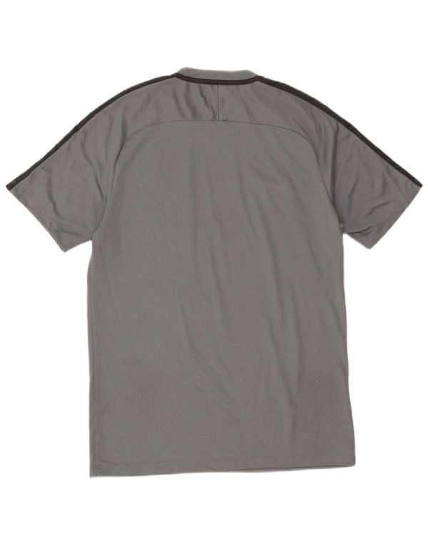 Nike Mens Dri Fit T-Shirt Top Medium Grey Colourblock