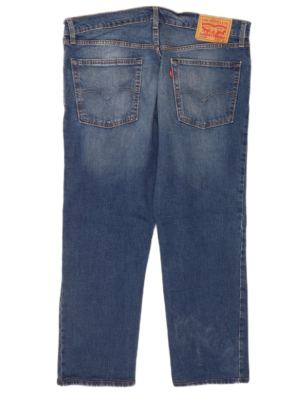 Мужские укороченные джинсы Levi's W36 L24 синие, хлопок