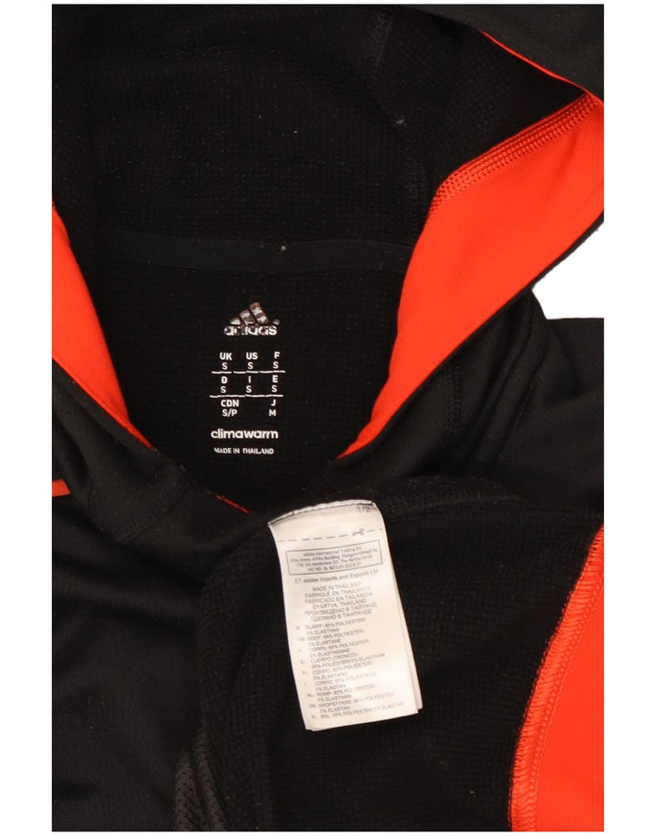 Мужской джемпер с капюшоном Adidas Climawarm, маленький черный, полиэстер