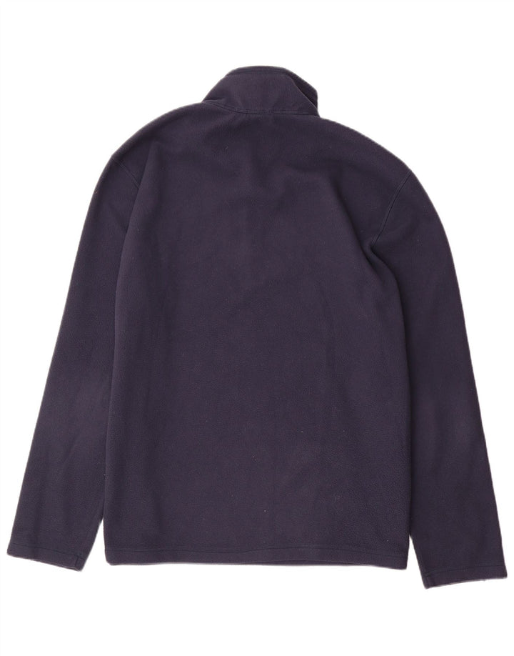 Мужской флисовый джемпер с воротником на молнии The North Face XL, темно-синий, полиэстер