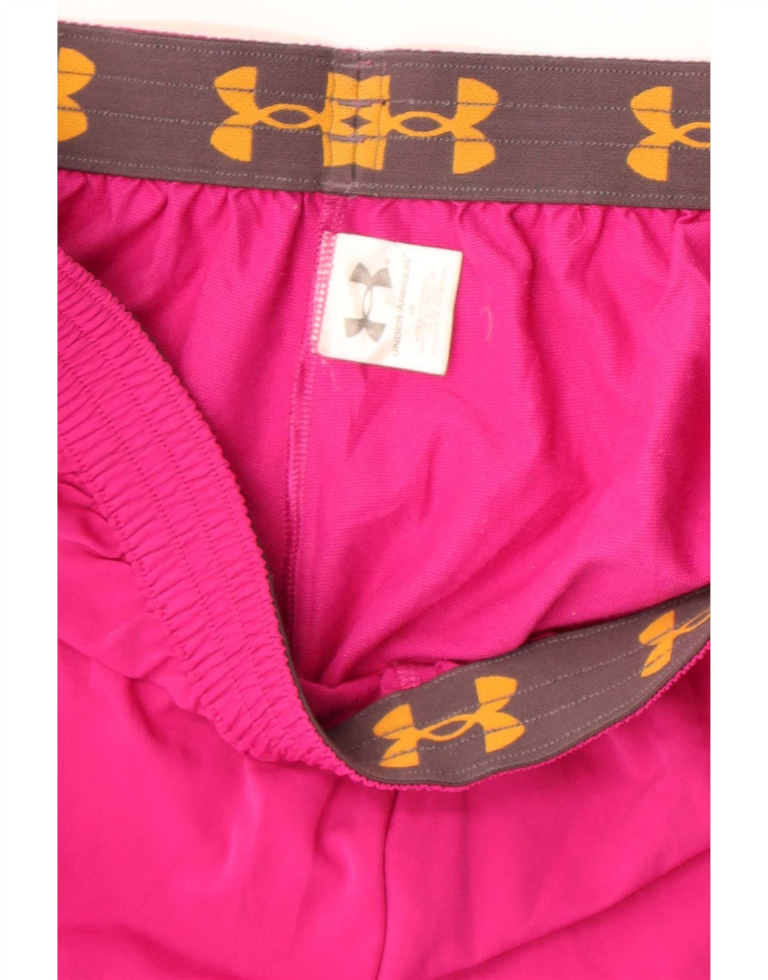 Женские спортивные шорты Under Armour UK 16, большие розовые, полиэстер