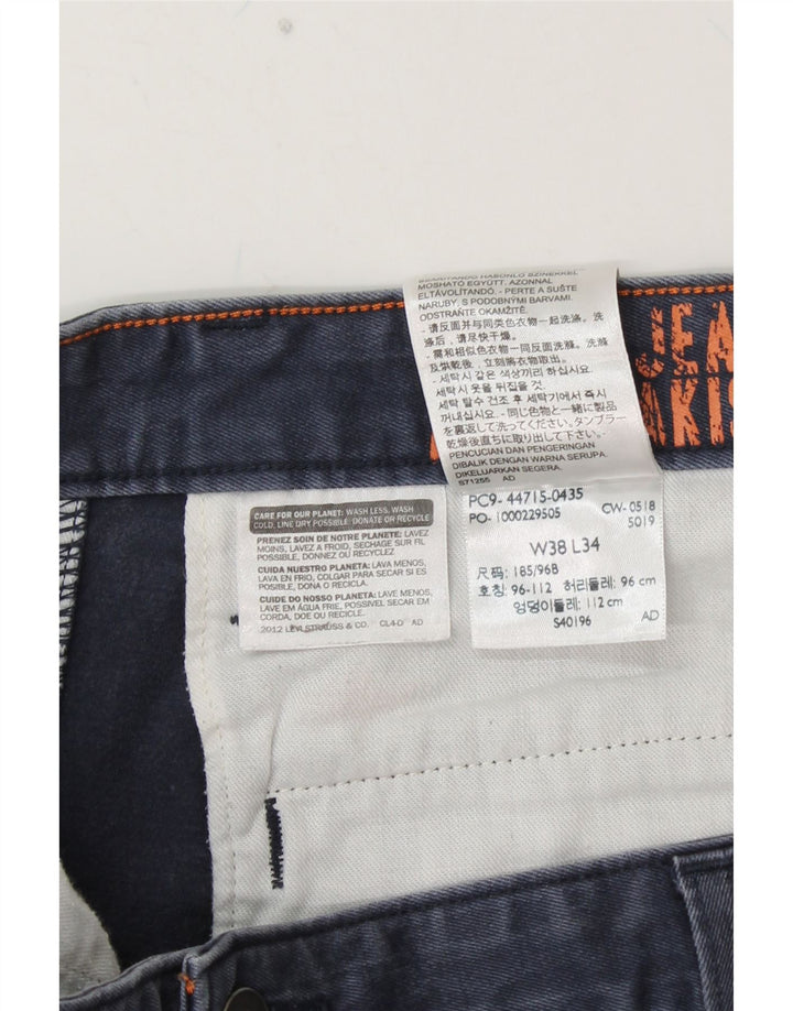 Мужские прямые брюки-чиносы DOCKERS W38 L30, темно-синие, хлопок