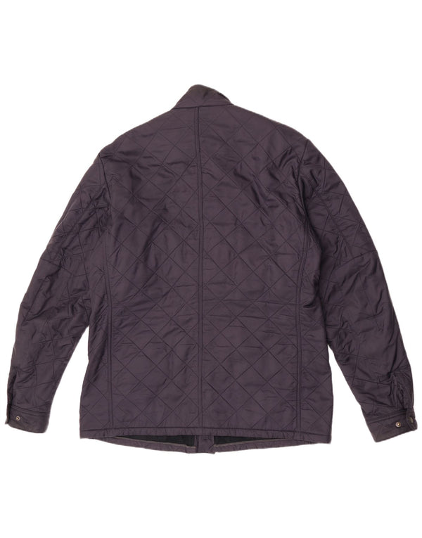 Мужская стеганая куртка Barbour UK 42 XL темно-синяя, полиэстер