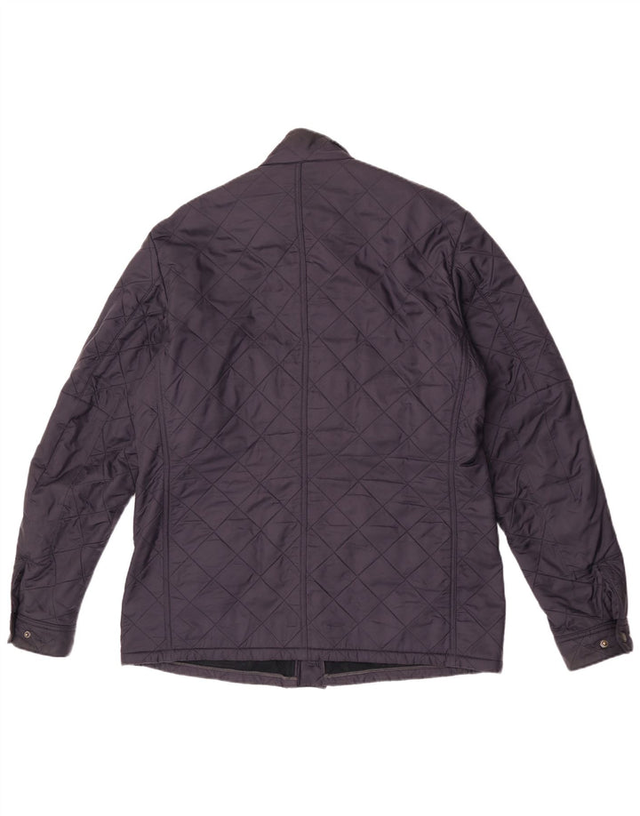 Мужская стеганая куртка Barbour UK 42 XL темно-синяя, полиэстер