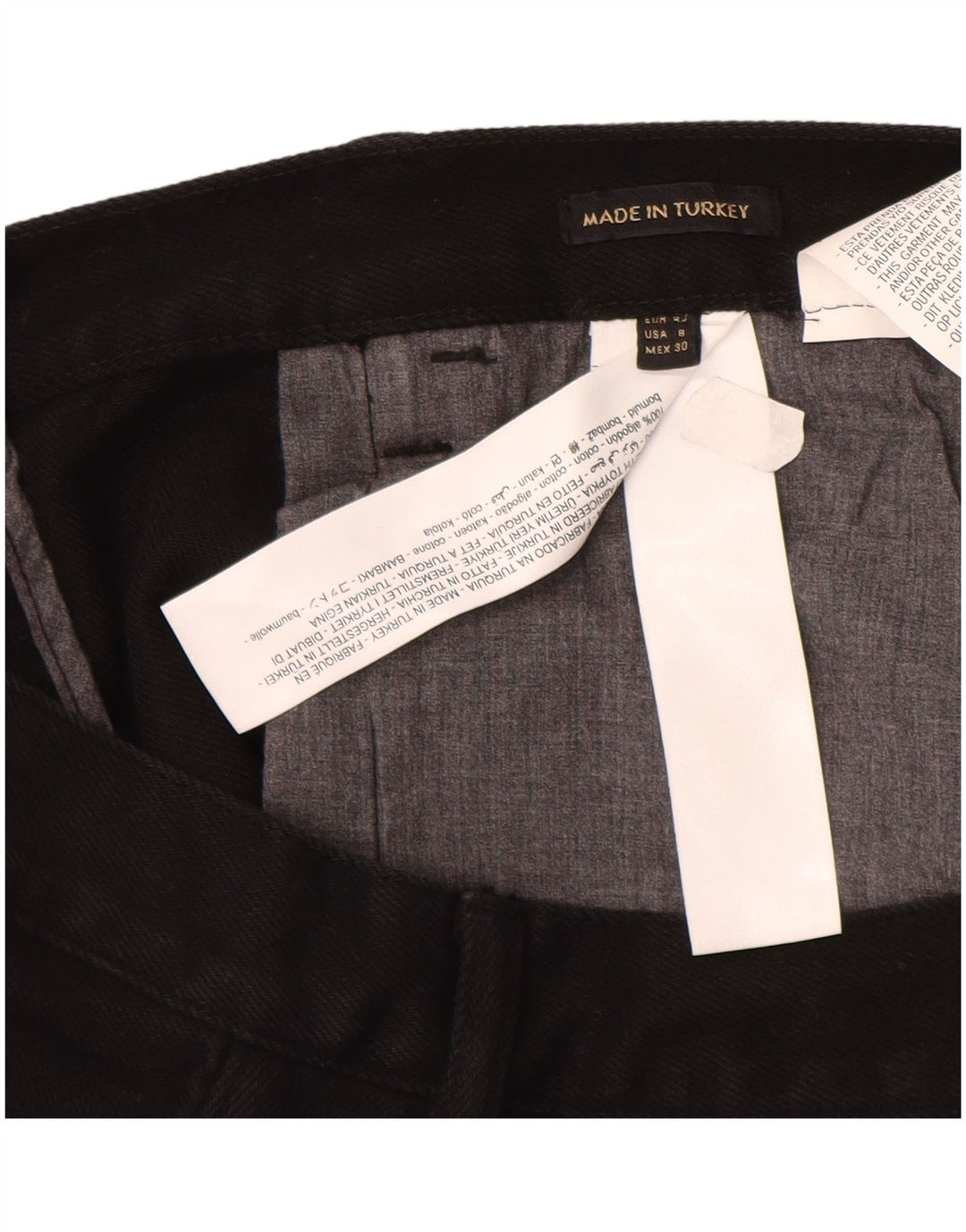 Женские прямые джинсы Massimo Dutti с высокой посадкой EU 40 Medium W30 L29, черные