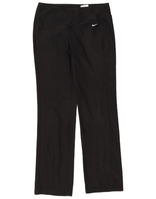 Женские спортивные брюки Nike Dri Fit UK 14, средний черный полиэстер