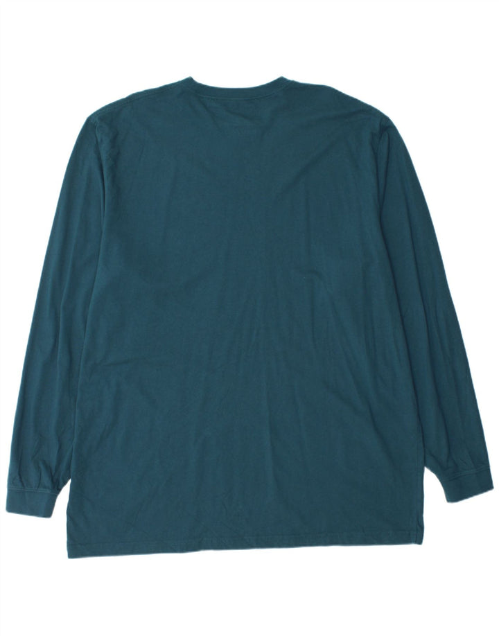 L.L.BEAN Мужской высокий топ с длинным рукавом XL, зеленый хлопок