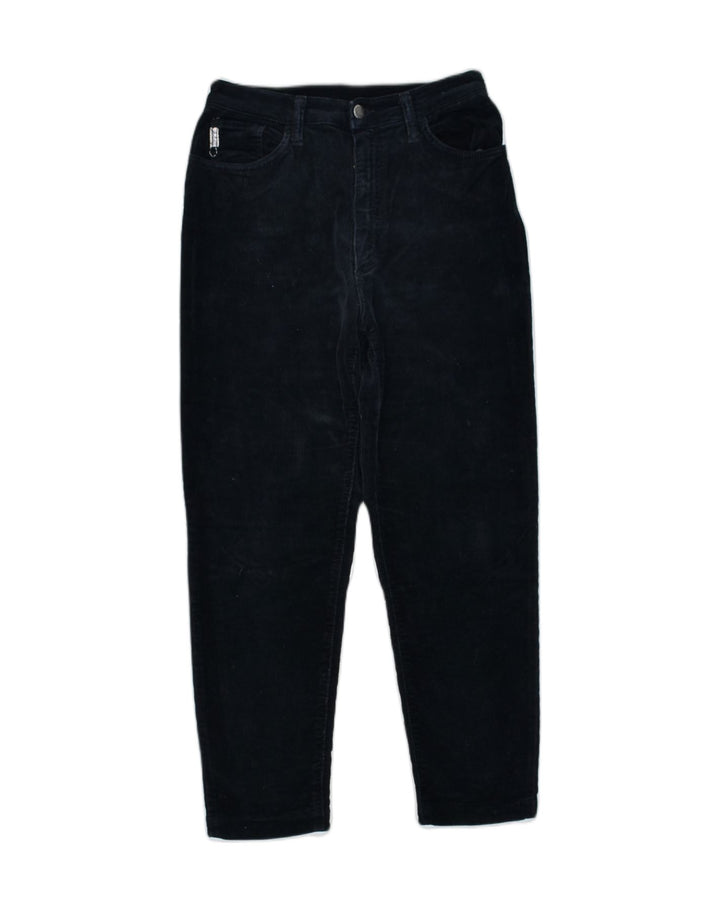 HOLIDAY Womens Capri Trousers IT 48 XL W38 L25 Black Cotton | Vintage | Thrift | Second-Hand | Used Clothing | Messina Hembry 
