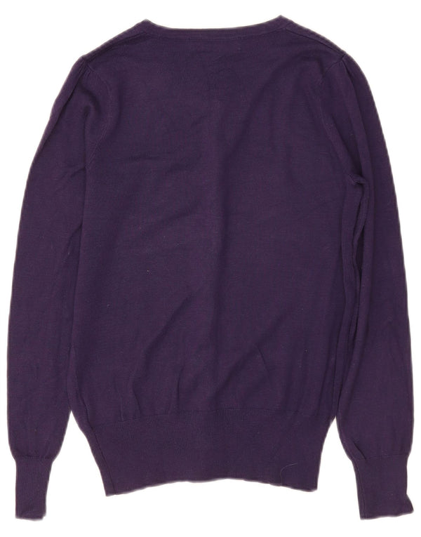 Женский кардиган Marks & Spencer, Великобритания, 8, маленький, фиолетовый, вискоза