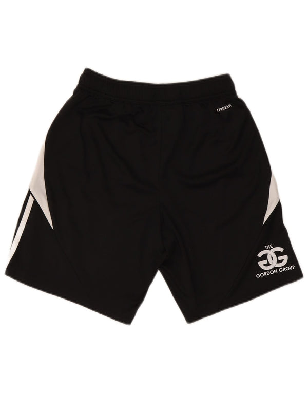 Мужские спортивные шорты Adidas Aeroready с графическим рисунком, маленькие черные с цветными блоками