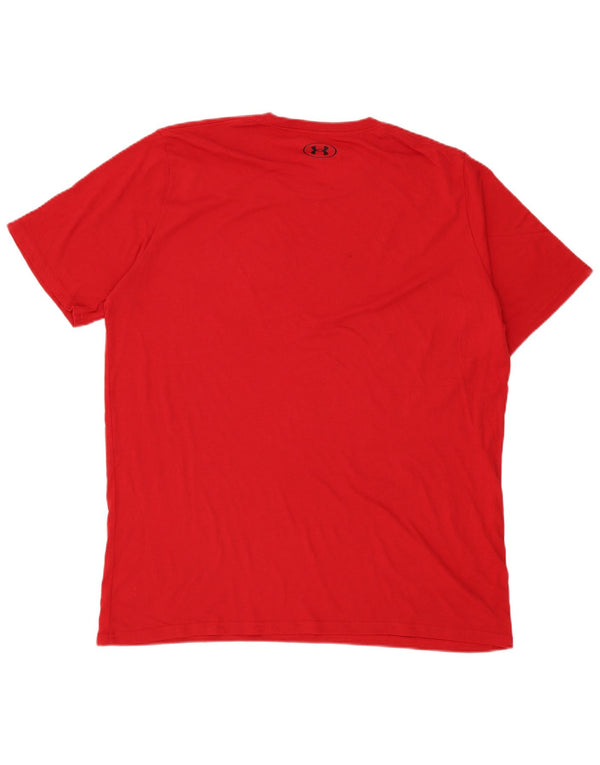 Мужская футболка с рисунком Under Armour 2XL, красная