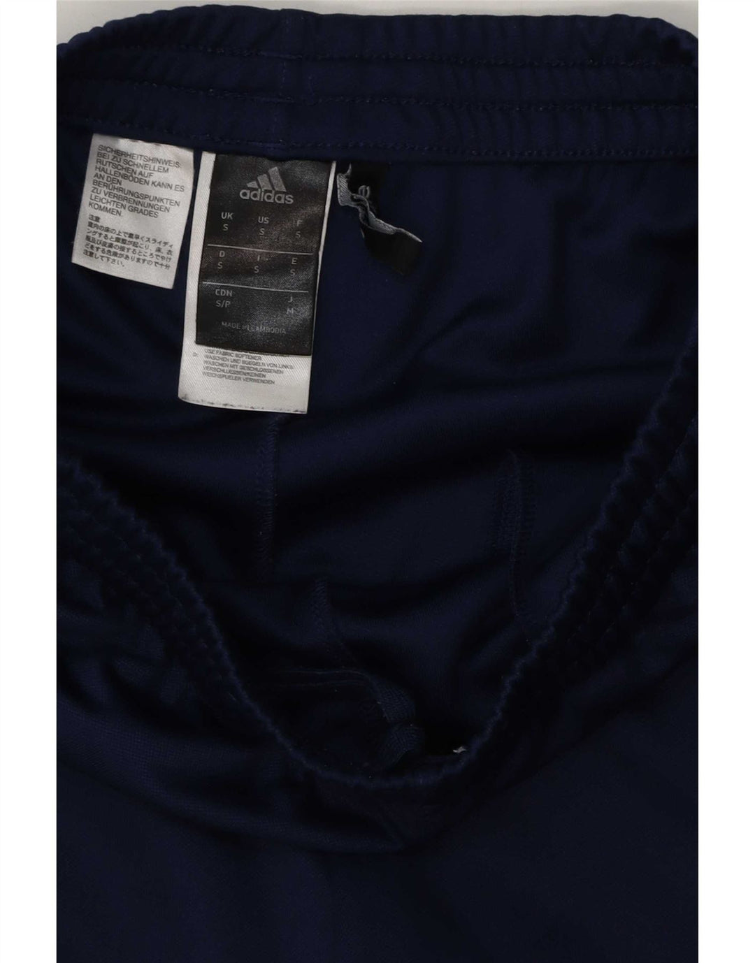 Мужские спортивные брюки Adidas Climalite, маленькие темно-синие, полиэстер
